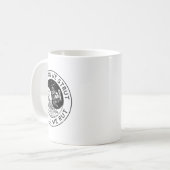 春では、我々は秋で我々は季節を切り抜ける コーヒーマグカップ (正面左)