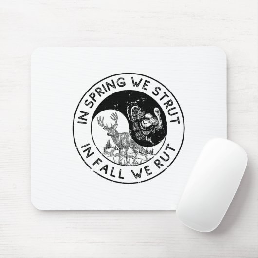 春では、我々は秋で我々は季節を切り抜ける マウスパッド (マウス)