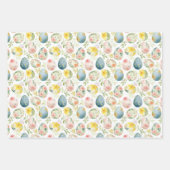 春とイースターギフト ラッピングペーパーシート (正面3)