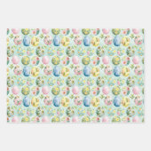 春とイースターギフト ラッピングペーパーシート (正面)