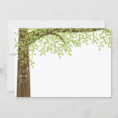 春とサマーツリー婚約パーティ 招待状 (裏面)