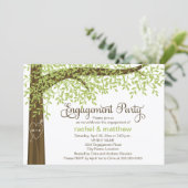 春と夏のツリーエンゲージパーティー 招待状 (スタンド正面)