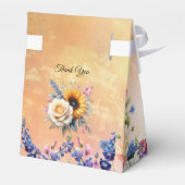 春と夏の花の花模様 フェイバーボックス (裏面サイド)