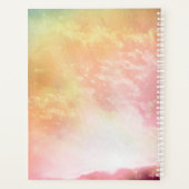 春と夏の花の花模様 プランナー手帳 (裏面)