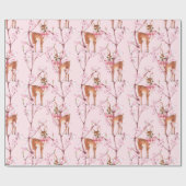 春と子牛 ラッピングペーパー (フラット)