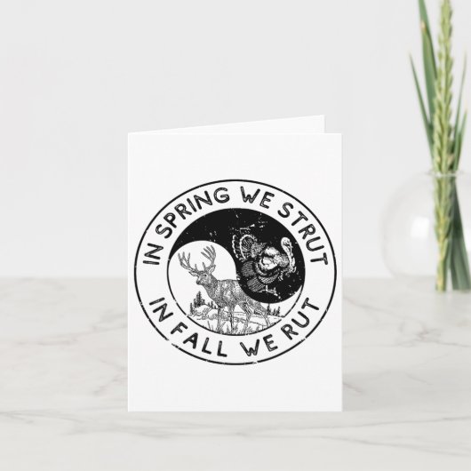春には威張り歩き、秋には交尾する季節、 カード (正面)