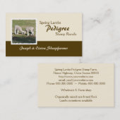 春によっては名刺が子を産みます 名刺 (正面/裏面)