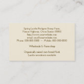 春によっては名刺が子を産みます 名刺 (裏面)