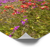 春に咲く雌花の木 ポスター (角)