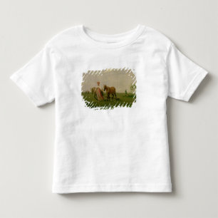 春に耕します、1820年代 トドラーTシャツ