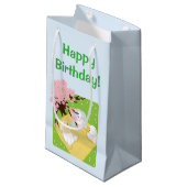 春のお祝いのピクニック スモールペーパーバッグ (正面アングル)