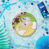 春のお祝いのピクニック ペーパープレート (パーティー)