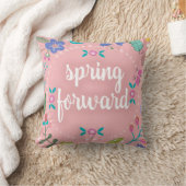 春のかわいらし春フォワードフローラ クッション (ブランケット)