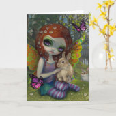 春のご挨拶カードです カード (黄色い花)