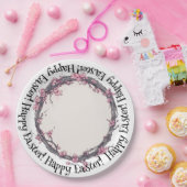 春のさくらんぼ・ブロッサム・グローブで ペーパープレート (パーティー)