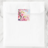 春のささやき 桜 スクエアシール (バッグ)