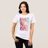 春のささやき 桜 トライブレンドＴシャツ (正面全面)
