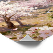春のそよ風のささやき: 太陽に輝く谷 ポスター (角)