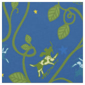 春のつる植物 ファブリック (クローズアップ)