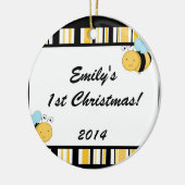 春ののまわりにのパーソナライズな一流のオーナメント セラミックオーナメント (左)