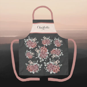 春のほこりピンクの花束エプロン エプロン