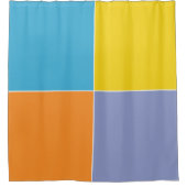 春のよくはしゃぐイースター広場 シャワーカーテン (正面)