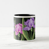春のアイリス ツートーンマグカップ (中央)