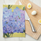 春のアジサイI キッチンタオル (四つ折り)