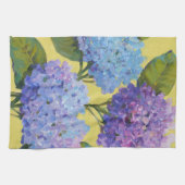 春のアジサイI キッチンタオル (横)