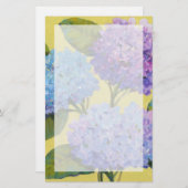 春のアジサイI 便箋 (正面/裏面)