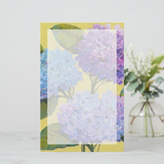 春のアジサイI 便箋 (スタンド正面)