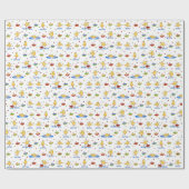 春のアヒル ラッピングペーパー (フラット)