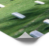 春のアーリントン国立墓地 ポスター (角)