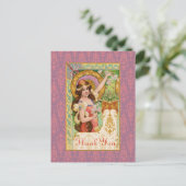 春のアールヌーボーはがき ポストカード (スタンド正面)