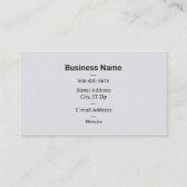 春のイエロー フラワーパターン 名刺 (裏面)