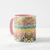 春のイースターの喜び マグカップ (正面左)