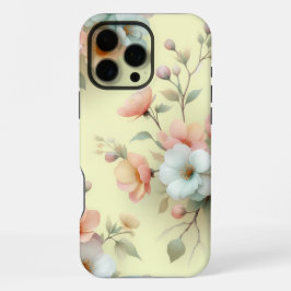 春のイースターの花 iPhone 16 PRO MAXケース