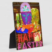 春のイースターエッグセンターピース フォトプラーク (側面)