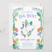 春のイースターエッグハント 招待状 (正面)