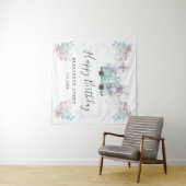 春のイースター ハッピーバースデー トラック タペストリー (インサイチュ(横))