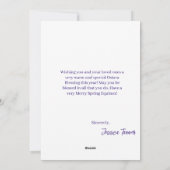 春のオスタラ イースター エクイノックス 异教の森の女神 シーズンカード (裏面)