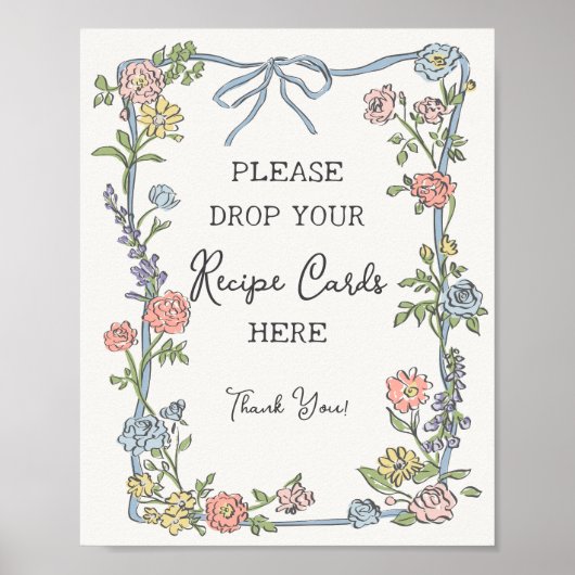 春のガーデンパーティー パステル フラワーをシェアする レシピ ポスター (正面)