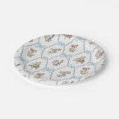 春のガーデンパーティー パステル フラワール コケッタ ペーパープレート (アングル)