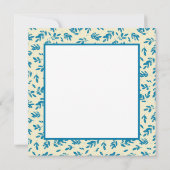 春のクマの挨拶カード (裏面)