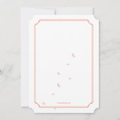 春のサイン ご招待 招待状 (裏面)