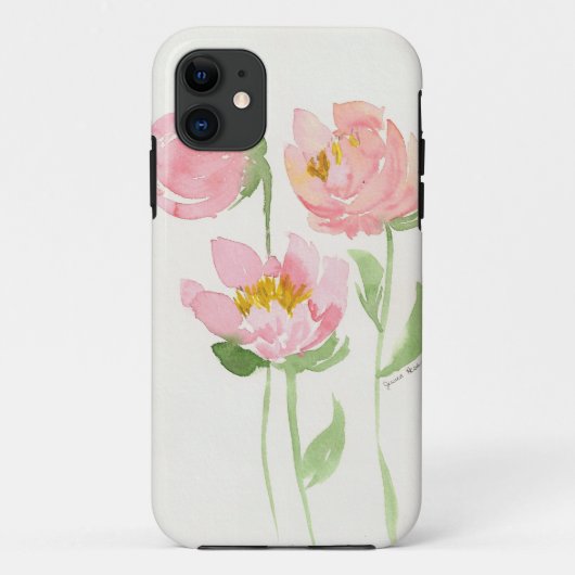 春のシャクヤクの電話箱 Case-Mate iPhoneケース (裏面)