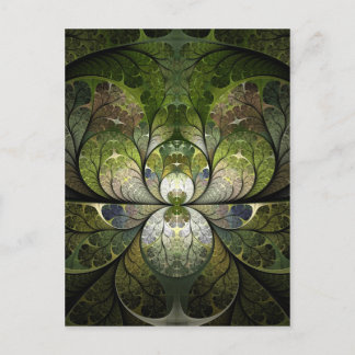 春のステンドグラス ポストカード