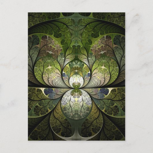 春のステンドグラス ポストカード (正面)