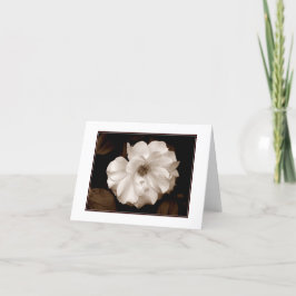 '春のセピアローズ' ブランク ノート カード