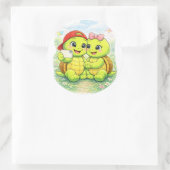 春のセルフィー ラウンドシール (バッグ)